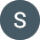 Gray circle with white letter "S" inside.