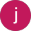 Pink circle with a white lowercase "j".